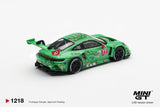 Porsche 911 GT3 R (992) #77 AO Racing 2025 IMSA Sebring 12 Hrs Class Winner - MINI GT - 1:64 Modellauto 1/64