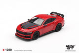Ford Mustang Dark Horse (LHD) (Race Red) - MINI GT - 1:64 Modellauto 1/64