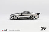 Ford Mustang Shelby GT500 Dragon Snake Concept (Chrome Silver) - MINI GT - 1:64 Modellauto 1/64