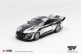 Ford Mustang Shelby GT500 Dragon Snake Concept (Chrome Silver) - MINI GT - 1:64 Modellauto 1/64