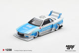 Nissan Skyline GT-R (R32) LBWK Kaido Works Amoculture - MINI GT - 1:64 Modellauto 1/64