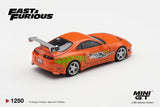 Toyota Supra Bomex "The Fast and the Furious" Brian O'Conner - MINI GT - 1:64 Modellauto 1/64