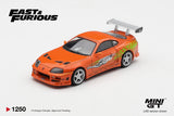 Toyota Supra Bomex "The Fast and the Furious" Brian O'Conner - MINI GT - 1:64 Modellauto 1/64