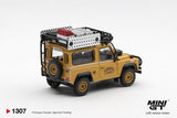 Land Rover Defender 90 1985 Camel Trophy Borneo Team Japan - MINI GT - 1:64 Modellauto 1/64