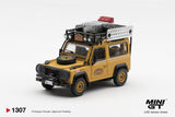 Land Rover Defender 90 1985 Camel Trophy Borneo Team Japan - MINI GT - 1:64 Modellauto 1/64