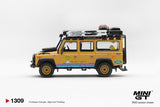 Land Rover Defender 110 1998 Camel Trophy Tierra del Fuego CT.10 USA - MINI GT - 1:64 Modellauto 1/64