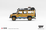 Land Rover Defender 110 1998 Camel Trophy Tierra del Fuego CT.36 Romania - MINI GT - 1:64 Modellauto 1/64