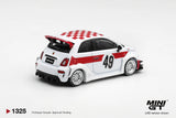 LB-WORKS x Abas Works Abarth 595 1000 TC Tribute (LHD) - MINI GT - 1:64 Modellauto 1/64