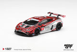 Lamborghini Huracán GT3 EVO2 #9 Pfaff Motorsports Weathertech GTD Pro 2025 - MINI GT - 1:64 Modellauto 1/64