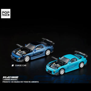 Mazda RX-7 (FD3S) RE-Amemiya (Blue) - Pop Race - 1:64