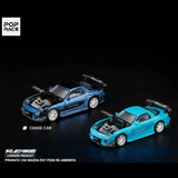 Mazda RX-7 (FD3S) RE-Amemiya (Blue) - Pop Race - 1:64 Modellauto 1/64
