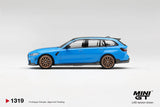 BMW M3 Performance Touring (LHD) (Riviera Blue) - MINI GT - 1:64 Modellauto 1/64