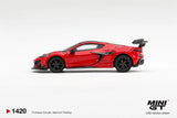 [Preorder] Chevrolet Corvette ZR1 (LHD) (Torch Red) - MINI GT - 1:64 Modellauto 1/64