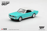 Ford Mustang Convertible 1965 James Bond "Thunderball" - MINI GT - 1:64 Modellauto 1/64