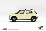 Hyundai Casper (LHD) (Butter Cream Yellow Pearl) - MINI GT - 1:64 Modellauto 1/64