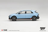 Hyundai Ioniq 5 N Performance (LHD) (Blue Matt) - MINI GT - 1:64 Modellauto 1/64