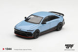 Hyundai Ioniq 6 N Performance (LHD) (Blue Pearl) - MINI GT - 1:64 Modellauto 1/64