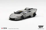 LB-Silhouette WORKS Lamborghini Murcielago GT EVO (LHD) (Grey) - MINI GT - 1:64 Modellauto 1/64