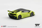 LB★WORKS Lamborghini Huracán (LHD) (Lime Metallic) - MINI GT - 1:64 Modellauto 1/64
