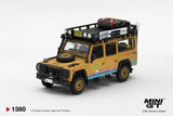 Land Rover Defender 110 1998 Camel Trophy Team Italy Tierra del Fuego CT.24 - MINI GT - 1:64 Modellauto 1/64