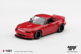 [Preorder] Mazda MX-5 (NA) Pandem (Classic Red) - MINI GT - 1:64 Modellauto 1/64