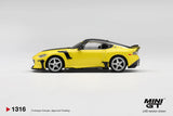 Nissan Z VeilSide FFZ400 (LHD) (Ikazuchi Yellow) - MINI GT - 1:64 Modellauto 1/64