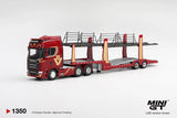 Scania 770S A6x4NA Car Transporter V8 *50th Anniersary* - MINI GT - 1:64 Modellauto 1/64