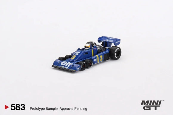 Tyrrell P34 #3 1976 Swedish Winner Jody Scheckter - MINI GT - 1:64