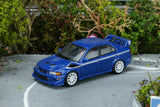 Mitsubishi Lancer Evolution VI GSR T.M.E (Issel Blue Pearl) - MotorHelix - 1:64 Modellauto 1/64
