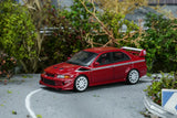 Mitsubishi Lancer Evolution VI GSR T.M.E (Passion Red) - MotorHelix - 1:64 Modellauto 1/64