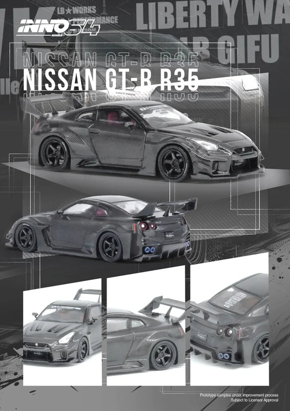 LB-Silhouette Works GT Nissan 35GT-RR (Full Dry Carbon) - INNO64 - 1:6 ...