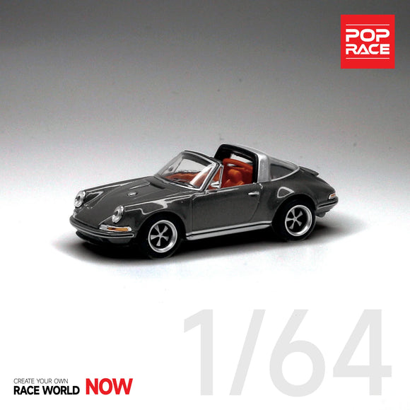 Singer Targa (Grey) - Pop Race - 1:64