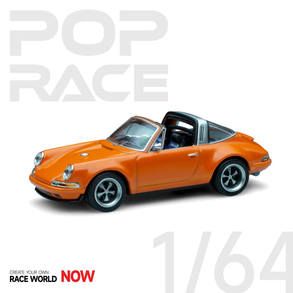 Singer Targa (Orange) - Pop Race - 1:64