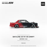 Nissan Skyline GT-R V8 Drift (Hakosuka) Advan - Pop Race - 1:64