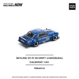Nissan Skyline GT-R V8 Drift (Hakosuka) (Calsonic) - Pop Race - 1:64 Modellauto 1/64
