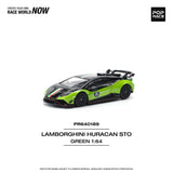 Lamborghini Huracán STO (Green) - Pop Race - 1:64 Modellauto 1/64