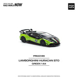 Lamborghini Huracán STO (Green) - Pop Race - 1:64 Modellauto 1/64