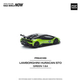 Lamborghini Huracán STO (Green) - Pop Race - 1:64 Modellauto 1/64