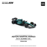 Aston Martin AMR23 #14 F. Alonso - Pop Race - 1:64 Modellauto 1/64