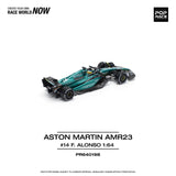 Aston Martin AMR23 #14 F. Alonso - Pop Race - 1:64 Modellauto 1/64