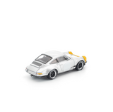 Singer 911 SCCS Homage (Yellow/Silver) - Pop Race - 1:64 Modellauto 1/64