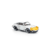 Singer 911 SCCS Homage (Yellow/Silver) - Pop Race - 1:64 Modellauto 1/64