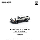 Nissan Skyline GT-R KPGC110 (Kenmeri) NPA Style - Pop Race - 1:64 - Modelcars Passion