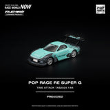 Mazda RX-7 (FD3S) RE-Amemiya Super G Time Attack - Pop Race - 1:64 Modellauto 1/64