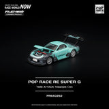 Mazda RX-7 (FD3S) RE-Amemiya Super G Time Attack - Pop Race - 1:64 Modellauto 1/64