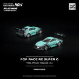 Mazda RX-7 (FD3S) RE-Amemiya Super G Time Attack - Pop Race - 1:64 Modellauto 1/64