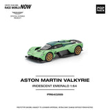 Aston Martin Valkyrie (Iridescent Emerald) - Pop Race - 1:64 Modellauto 1/64