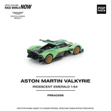 Aston Martin Valkyrie (Iridescent Emerald) - Pop Race - 1:64 Modellauto 1/64