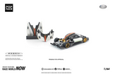 Pagani Zonda R (White) - Pop Race - 1:64 Modellauto 1/64