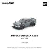 Toyota Corolla KE25 (Grey) - Pop Race - 1:64 Modellauto 1/64